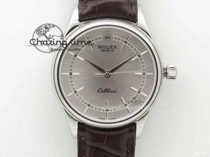 MiroTime 0425 DateJust 36mm SS DIWF 1:1 Best Edition 904L Steel Gray Dial Green Markers on Jubilee Bracelet SA Upgraded 2312